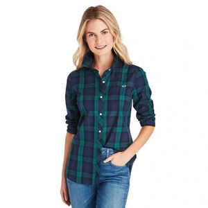 NWT Vineyard Vines Blackwatch Chilmark Classic Button Down in Jet Black